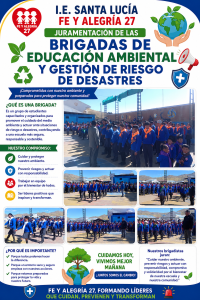 Ceremonia de juramentación de las Brigadas de Educación Ambiental y Gestión del Riesgo de Desastres